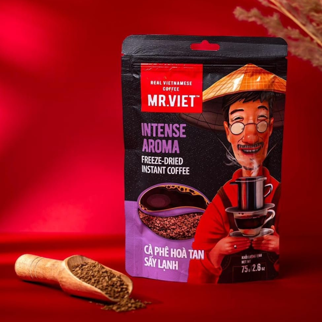 Intense Aroma Instant Coffee, 75g + Strong Dark French Roast Instant Coffee, 75g - Combo (20% Off)