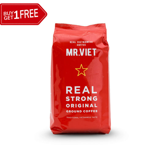 MR.VIET Real Strong Original Star Ground Coffee Imported from Veitnam,Rich Flavor 250g pack