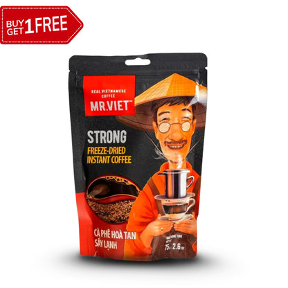 Strong Dark French Roast Instant Coffee, 75g